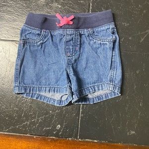 1 pair of girls size 6 jean shorts